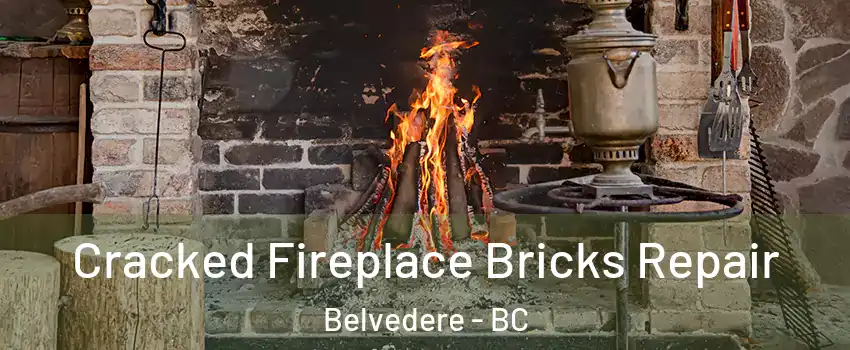  Cracked Fireplace Bricks Repair Belvedere - BC