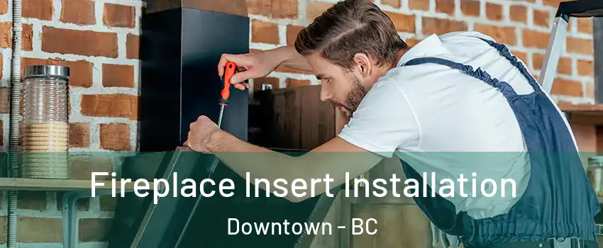  Fireplace Insert Installation Downtown - BC