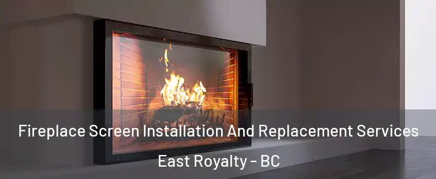  Fireplace Screen Installation And Replacement Services East Royalty - BC