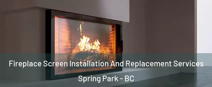  Fireplace Screen Installation And Replacement Services Spring Park - BC