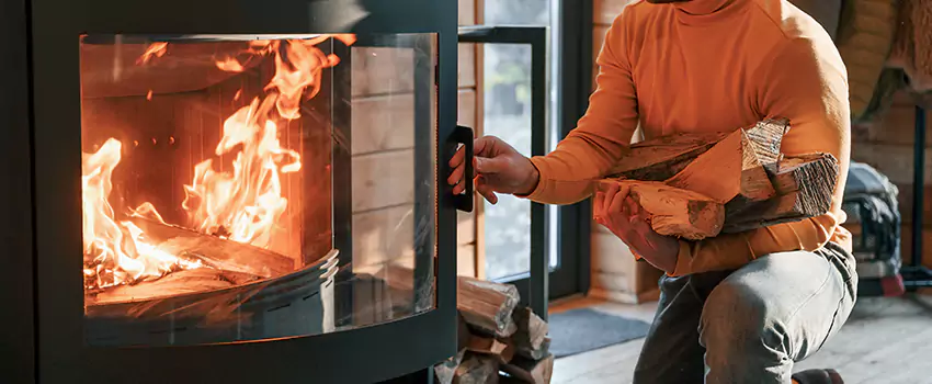 Residential Fireplace Ceramic Glass Installation in Victoria, BC