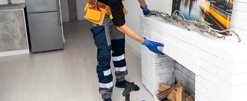 Outdoor Fireplace Restoration in Victoria, British Columbia