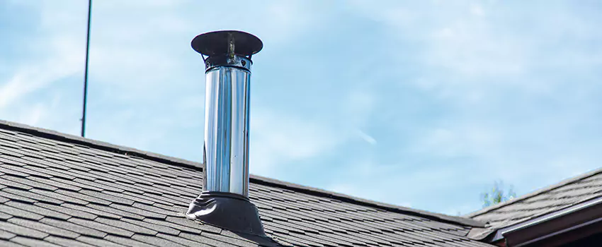 Outdoor Metal Chimney Installation in Victoria, British Columbia