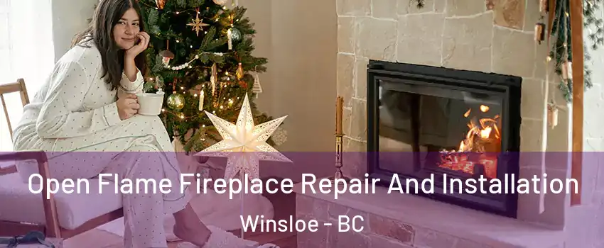 Open Flame Fireplace Repair And Installation Winsloe - BC